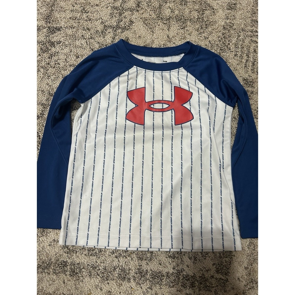 Under Armour Toddler Boys Long Sleeve Shirt Size 24 Months